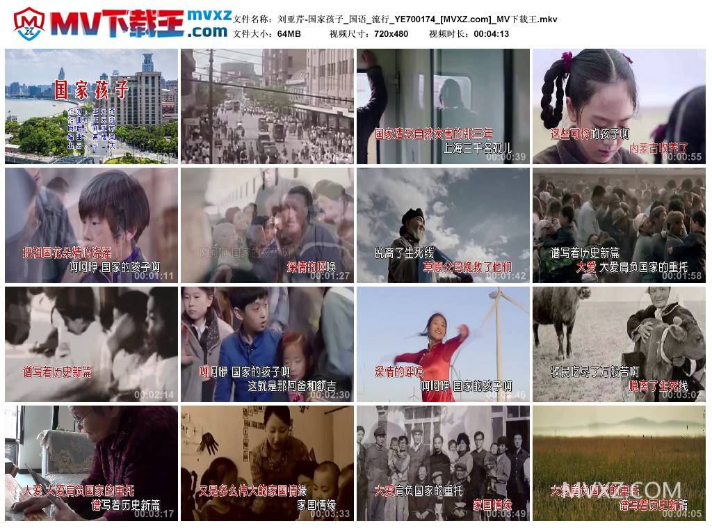 刘亚芹-国家孩子_国语_流行_YE700174